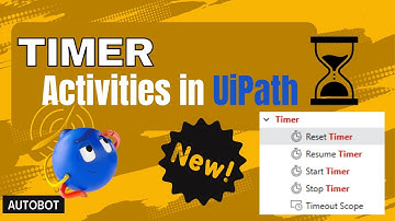 UiPath - Timer Activities | Timer scope, Start, Stop, Resume & Reset Timer | Studio version 2022.10