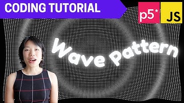 p5.js Coding Tutorial | Oscillating Wave Pattern (in 2D)