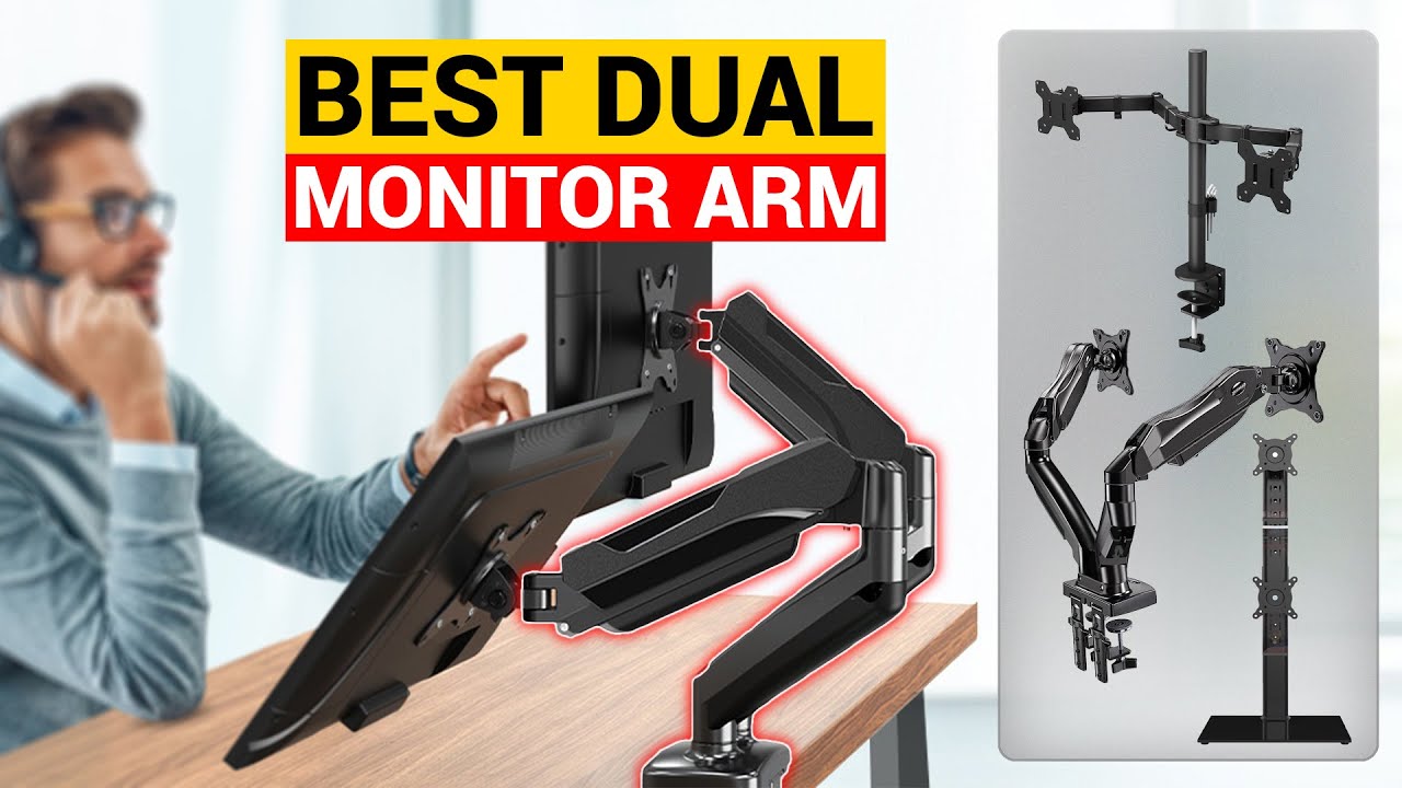 10 лучших держателей для двух мониторов для организации рабочего стола