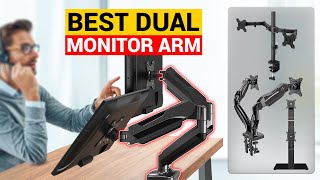 The 10 Best Dual Monitor Arms for Desk Organizing