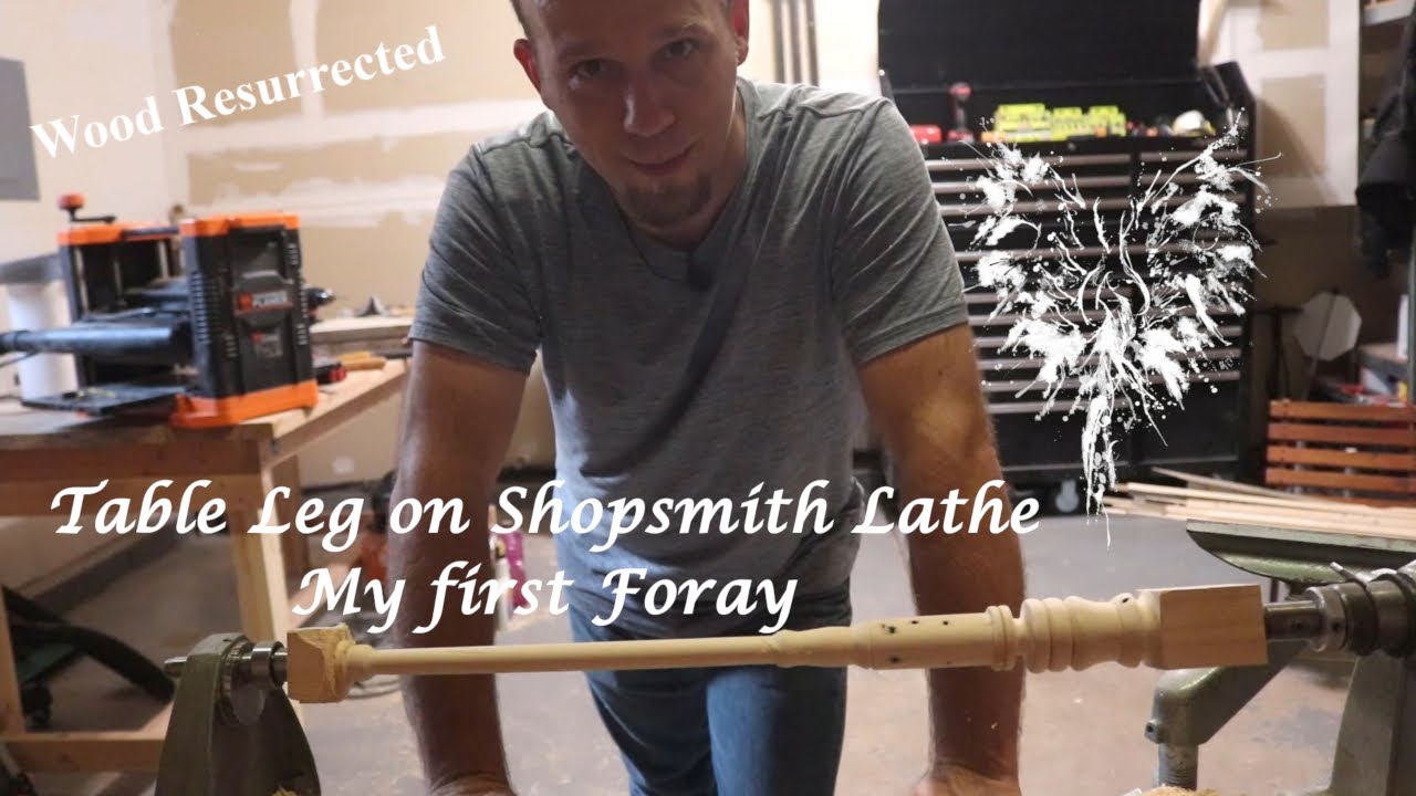 Изготовление ножек для прикроватного столика Shopsmith - комплект из 902 деталей, выпуск 1.