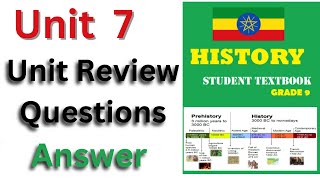 Unit 7 Review Questions Answer