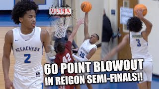 Sharife Cooper \& McEachern BLOWS TEAM OUT BY 60 IN REGION SEMI-FINALS!! | FULL GAME HIGHLIGHTS