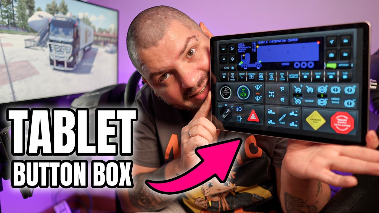 Tablet Button Box Nasıl Yapılır? | ETS2 Assetto Corsa İçin En İyi Button Box SimDashboard