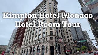 Kimpton Hotel Room Tour Hotel Monaco Baltimore - B&O Railroad Building Historic Hotel - IHG Hotels
