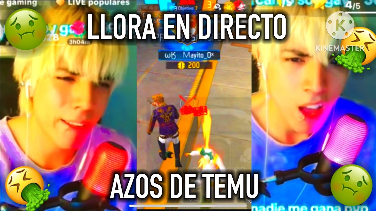 ME INFILTRO EN EL DIRECTO DE AZOZ Y LO HAGO LLORAR 😭 (SE SALE DE LA SALA) FREEFIRE