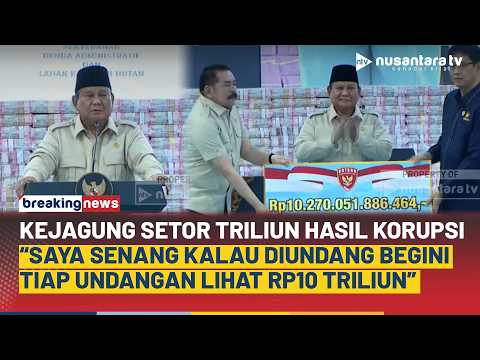 Prabowo Hadiri Penyerahan Rp10,2 Triliun Uang Sitaan: Saya Senang Kalau Diundang Begini | NTV