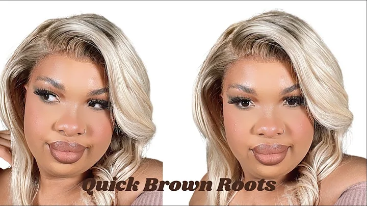 DIY Brown Roots on 613 Wig | Full Tutorial | Janin...