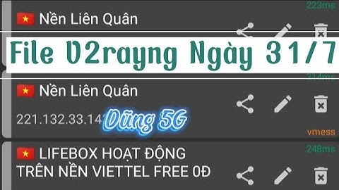 31/7 - Update File VPN [V2rayNG]  Nền Lifebox-Liên Quân-TikTok