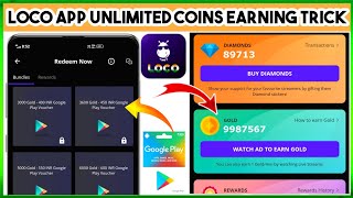 Loco App Unlimited Coins Earning Trick 2021 |  Google Play GiftCard Earning Best App 2021 | Technoor screenshot 5