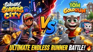 Subway Surfers City 🆚 Talking Tom Gold Run | Ultimate Endless Runner Battle! 🔥 screenshot 4