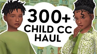 300  CHILD CC HAUL (Hair & Clothes) | Sims 4