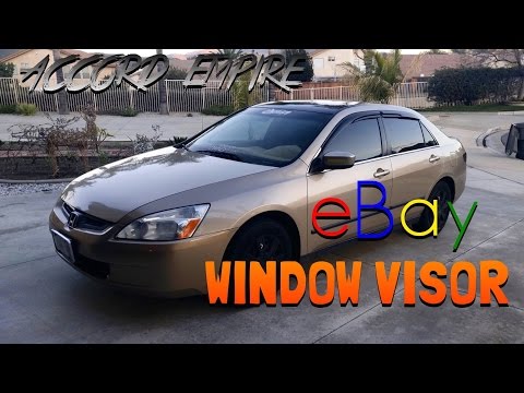 Installing Ebay Window Visor/Rain Guards