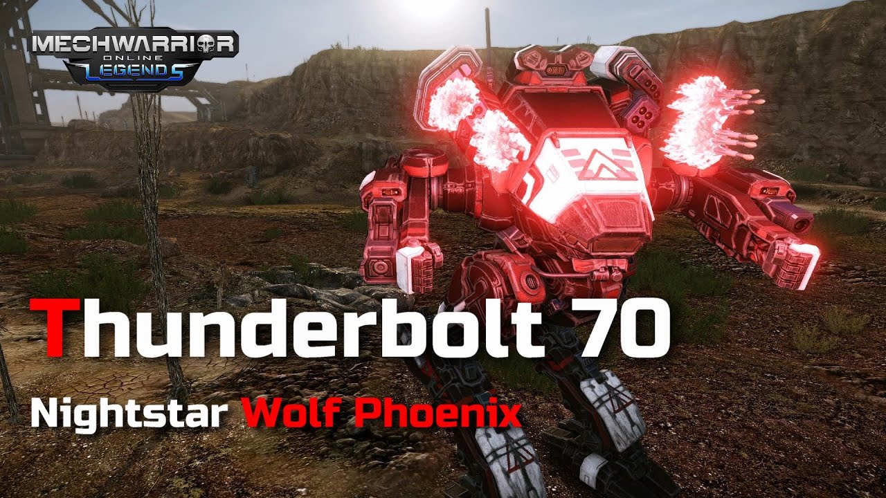 Mechwarrior Online | Nightstar Wolf Phoenix - Thunderbolt 70