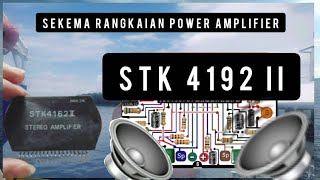 STK 4192 II.  #sekema rangkaian power amplifier
