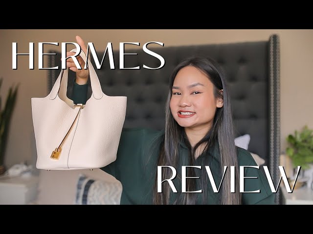 DESIGNER HANDBAG REVIEW - Hermes Picotin 22 (Worth the price? What does it  hold?)