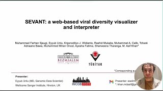 InCoB2023 Virtual Poster: SEVANT: a Web based viral diversity visualiser and interpreter