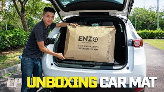 Unboxing ENZO Car Mat in my Mazda CX-8 Mid Plus《新車日記》第一集 : 開箱地毯