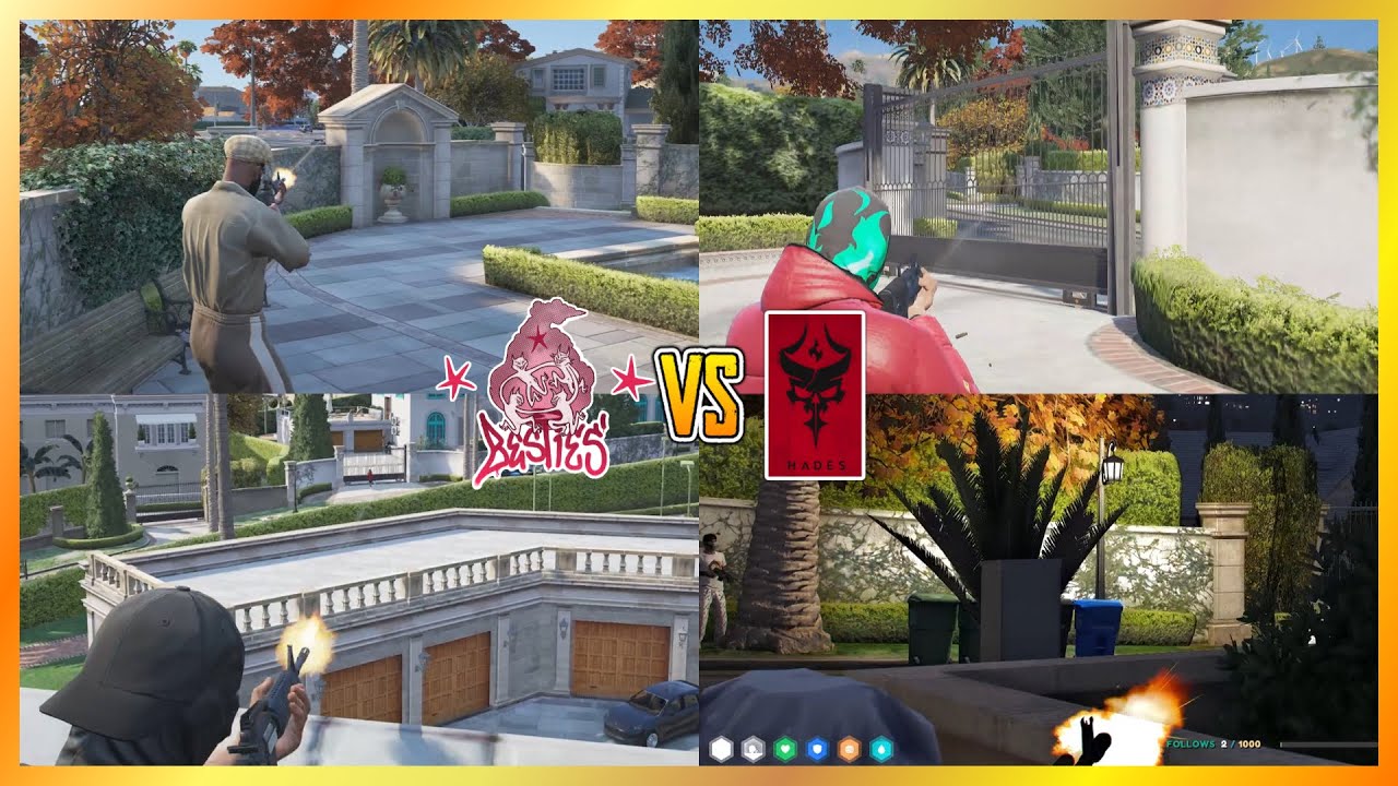 Hades Try To Counter Besties Bank Truck (Multi POVs) | NoPixel 4.0 GTA RP