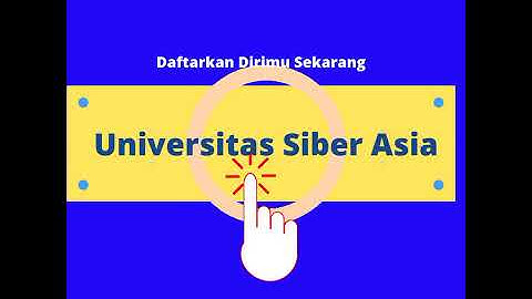 Iklan Kampus Universitas Siber Asia - SEMUA BISA KULIAH!!