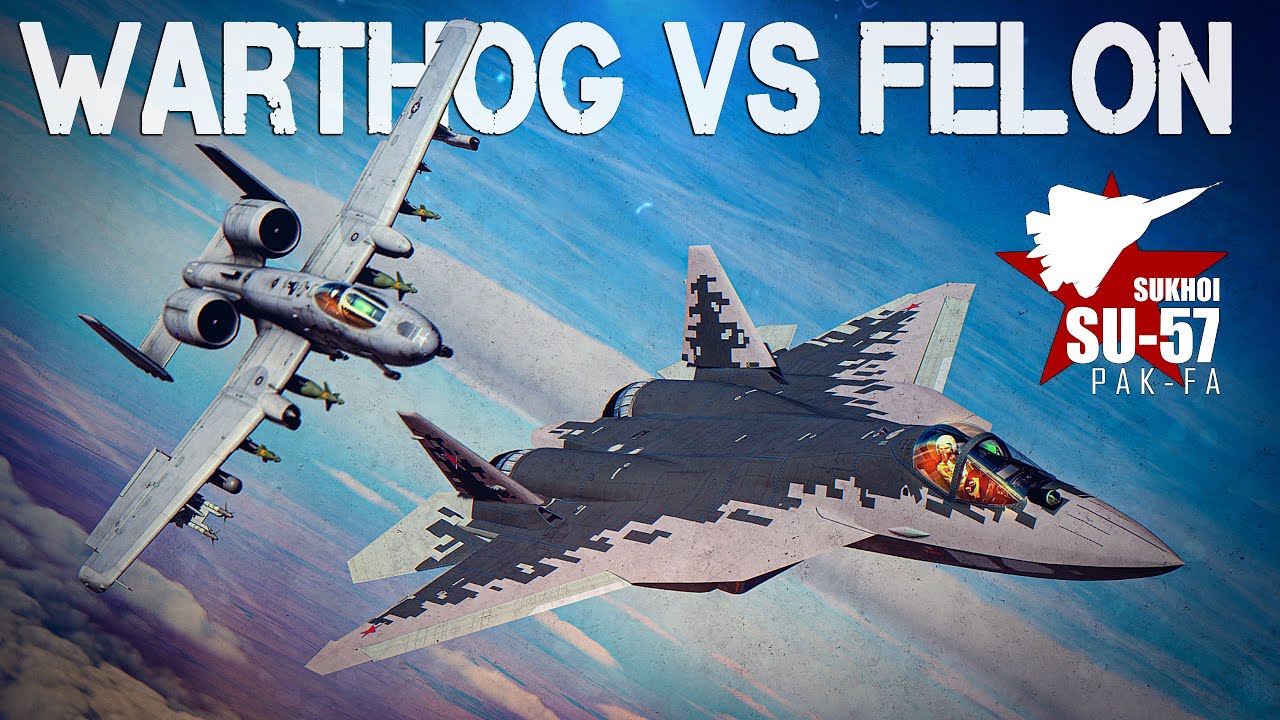 A-10 Warthog Vs Su-57 Felon DOGFIGHT | Digital Combat Simulator | DCS | -  YouTube