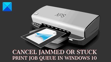 How to clear Printer queue in Windows 11/10