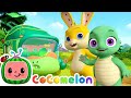 Wheels on the Bus Animals 🐵🚌 | Fun Animal Song 🎶 | Kids Nursery Rhymes & Learning