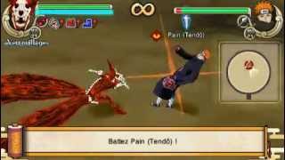 Naruto Ultimate Ninja Impact Naruto 6 Tails Vs Pain