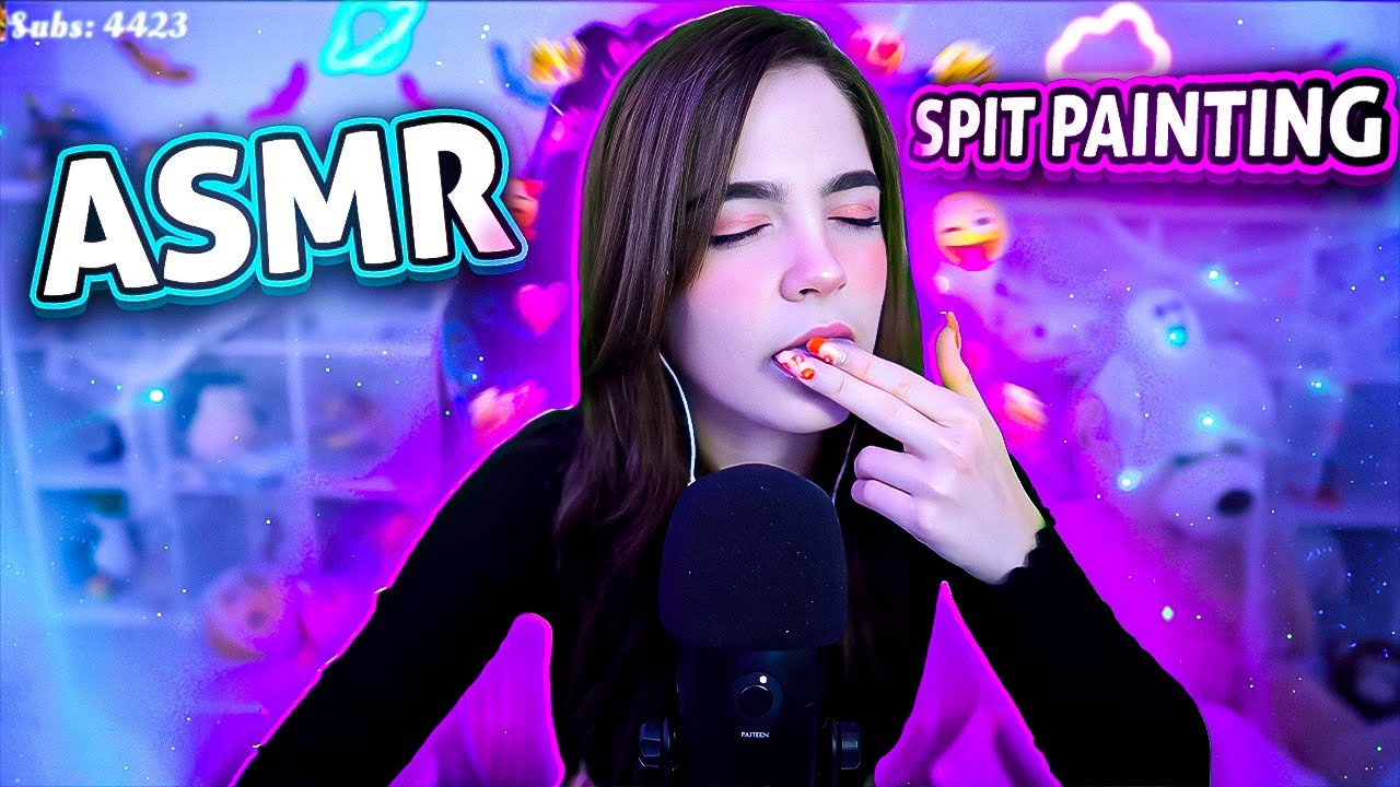 ASMR DE SPIT PAINTING 👄 | Staryuuki