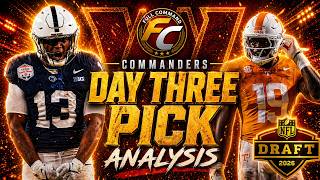 Adam Peters Found MORE LATE-ROUND STARS! Commanders DAY THREE NFL Draft Recap &amp; Thoughts!
