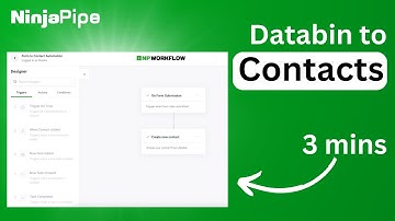 Add Data Bin responses to New Contacts - NinjaPipe Workflow ⚡️