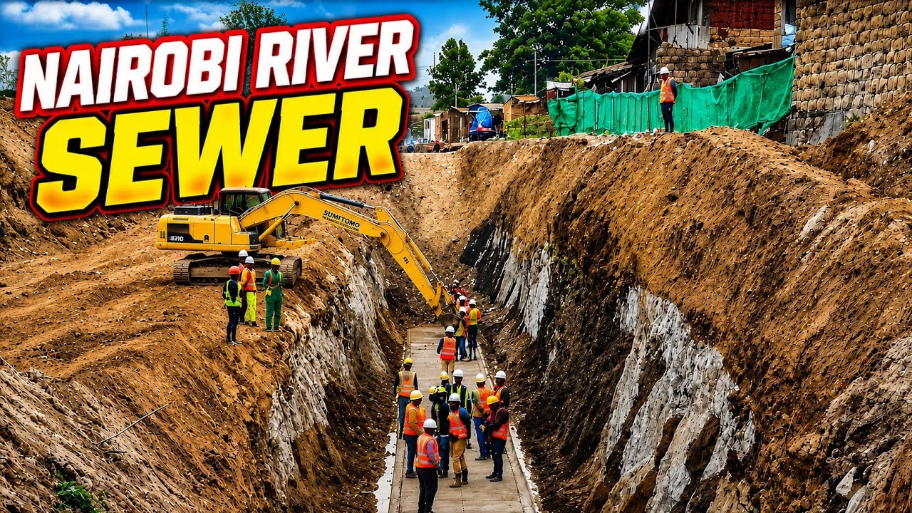 🔥NAIROBI RIVER SEWER PROJECT|Big Transformation.