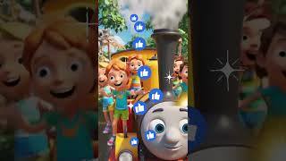 stay away...train runs choo choo...#ai #rhymes #fun #cartoon