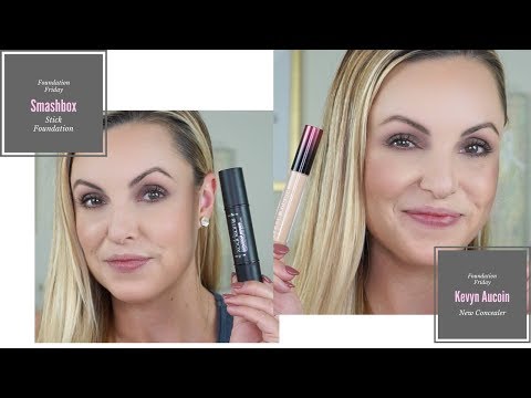 Review NEW Smashbox Foundation  U0026 Kevyn Aucoin Concealer || Foundation Over 30 - Elle Leary Artistry