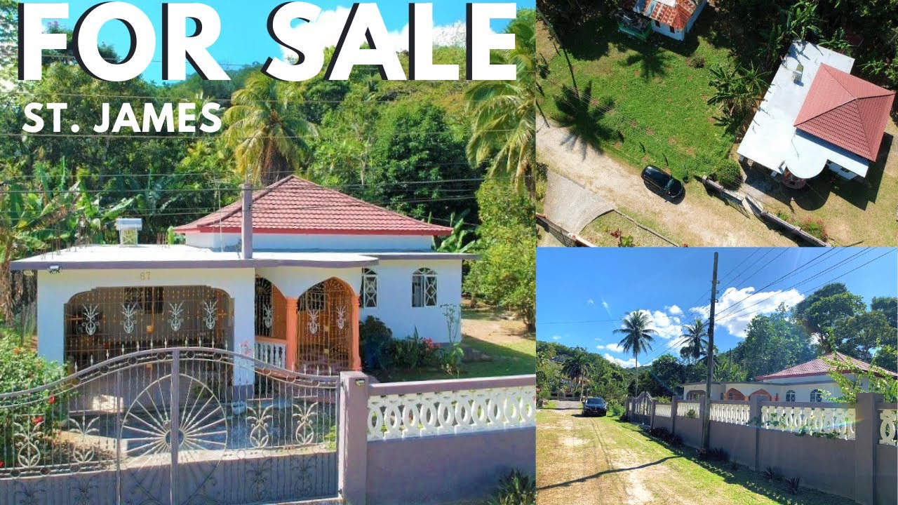 House FOR SALE in St. James Jamaica 🇯🇲 YouTube
