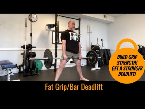 Video: fat bar deadlift