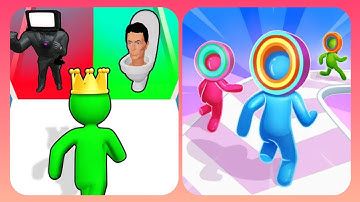 Giant Rush 3D VS Layer Man 3D Gameplay || New Game Max Level Gameplay || Mobile Game