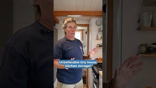 UNBELIEVABLE Tiny House Kitchen Storage! #shorts