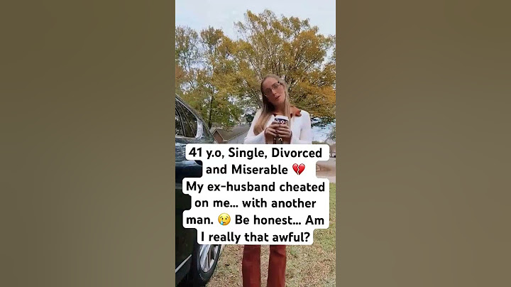 Ex-Husband left me for a MAN, 41 y.o, single, divorced, and miserable #divorcedlife #datingover40