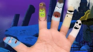 Scary Finger Family | nursery rhymes | kids songs | monsters finger family