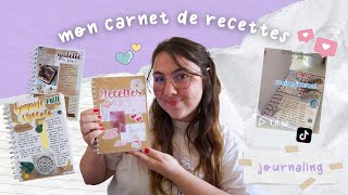 journaling | mon carnet de recettes (FAQ + les 25 premières) 📓🥑