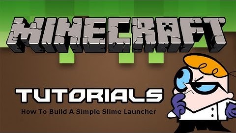 Minecraft :: How to build a Simple Slime Block Launcher (1.8)