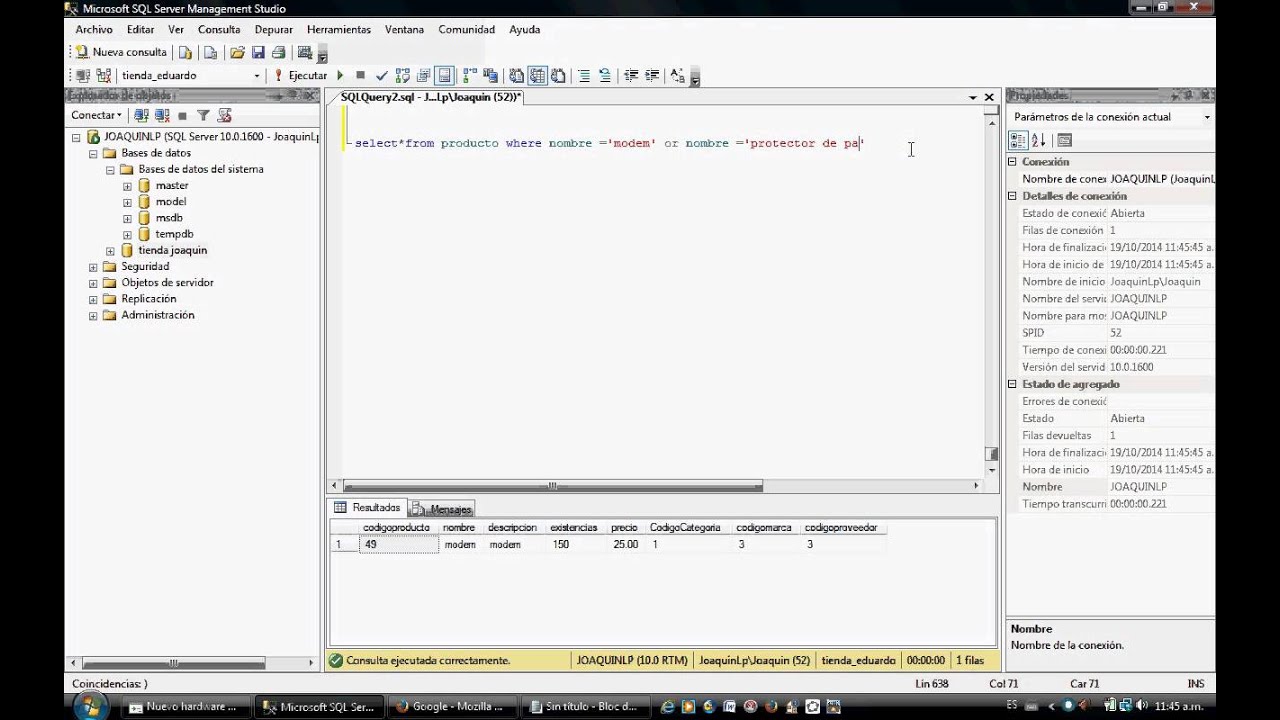 TUTORIAL DEL OPERADOR "IN" SQL - YouTube