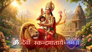 Navratri Day 5   Skandamata Mantra for Mental Peace   ॐ देवी स्कन्दमातायै नमः   432Hz Deep Healing