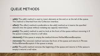 Queue Methods