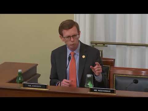 Rep. Dusty Johnson testifies in support of his South Dakota water bills