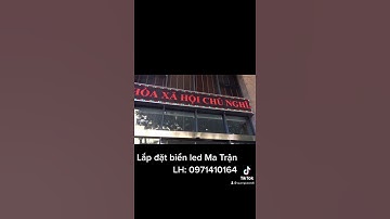 Lắp đặt bảng led chạy chữ P10