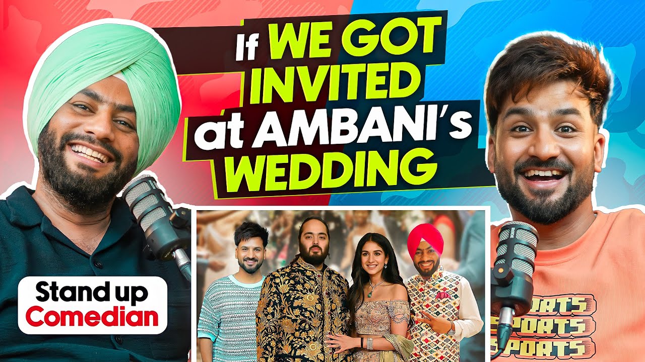 AMBANI ਦੇ ਵਿਆਹ ਤੇ STAND-UP Comedy🤣by Comic Singh | Aman Aujla