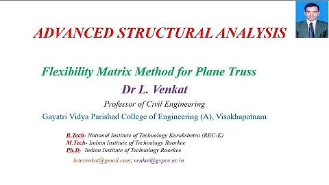 Flexibility matrix method for Truss  concept