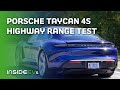 Porsche Taycan 4S 70mph Highway Range Test